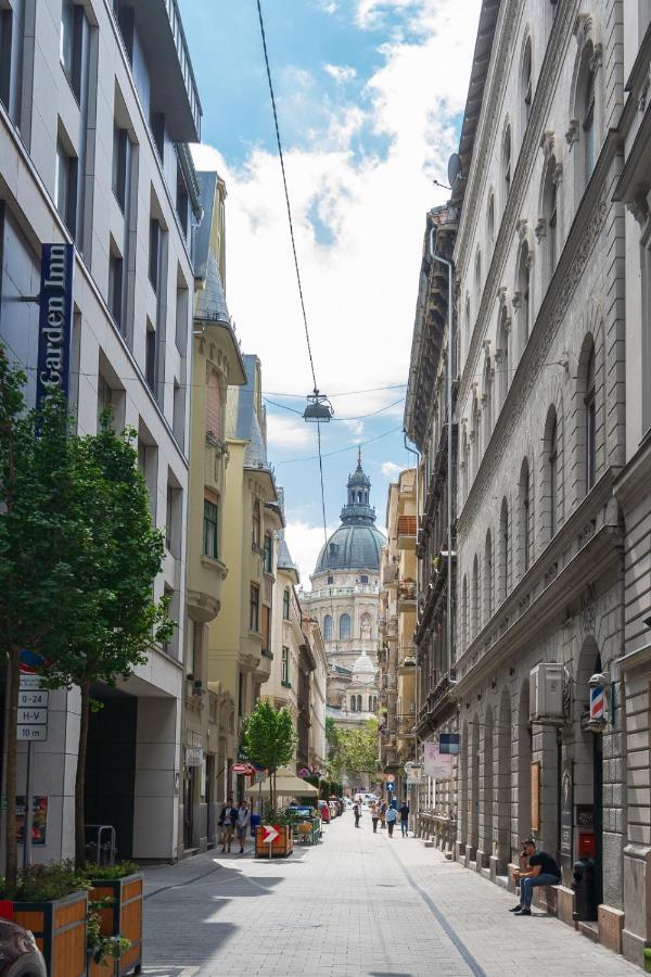 Luxury Peaceful Apartment By The St Stephen'S Basilica Budapest Exterior foto